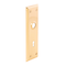 Prime-Line Vintage Door Escutcheon Trim Plates, 2-7/32 in. x 7 in., Brass Plated (1 Pair) E 2295 - alternate 1